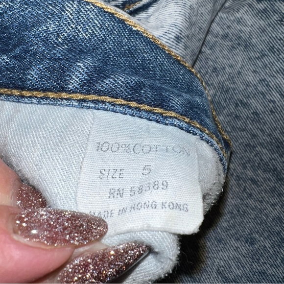 Lawman Group International Vintage High Waist Acid Wash Jeans Sz 5 - Picture 6 of 16